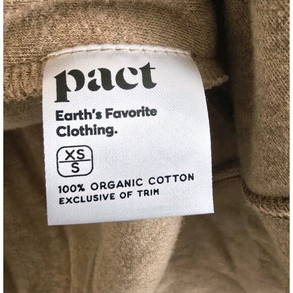 Pact Airplane Wrap Open Front Shawl Collar Cardigan in Natural Beige Size M/L - Picture 6 of 7